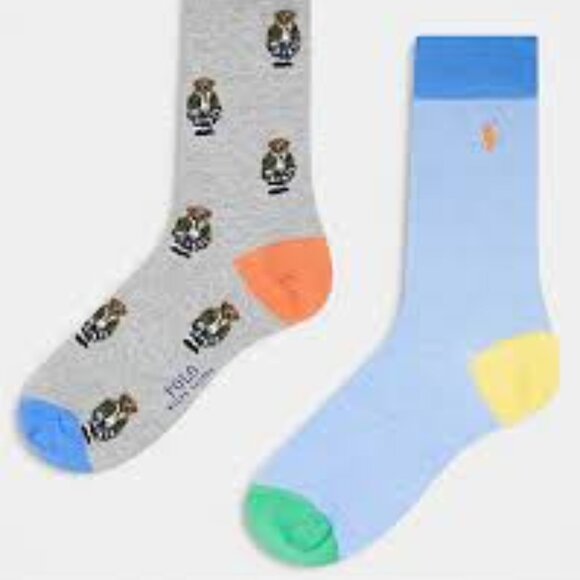 Polo Bear Trouser Sock 2-Pack Save your Wishlist Big & Tall - Picture 3 of 6